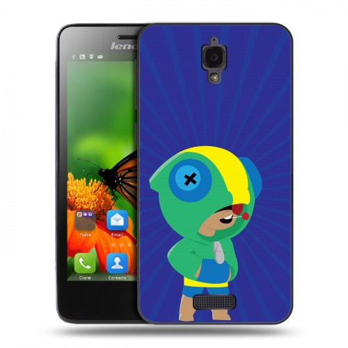 Дизайнерский пластиковый чехол для Lenovo S660 Brawl Stars