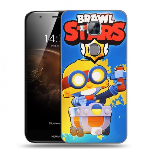 Дизайнерский пластиковый чехол для Huawei G8 Brawl Stars