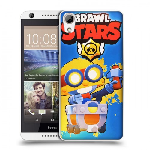 Дизайнерский силиконовый чехол для HTC Desire 626 Brawl Stars