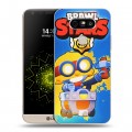 Дизайнерский пластиковый чехол для LG G5 Brawl Stars