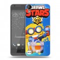 Дизайнерский пластиковый чехол для HTC Desire 530 Brawl Stars