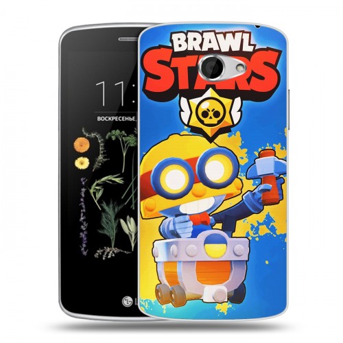 Дизайнерский силиконовый чехол для LG K5 Brawl Stars