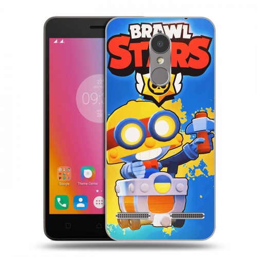 Дизайнерский пластиковый чехол для Lenovo K6 Brawl Stars