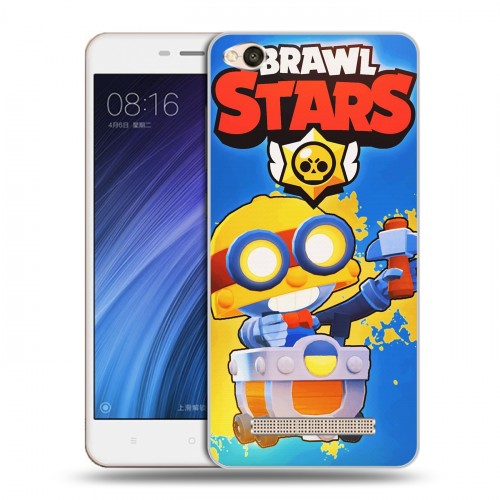 Дизайнерский силиконовый чехол для Xiaomi RedMi 4A Brawl Stars