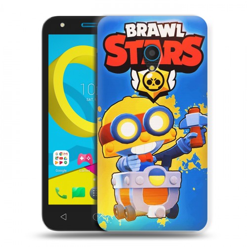 Дизайнерский пластиковый чехол для Alcatel U5 Brawl Stars