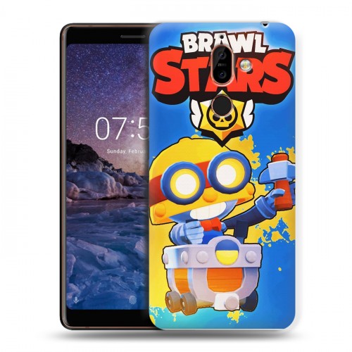 Дизайнерский пластиковый чехол для Nokia 7 Plus Brawl Stars