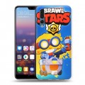 Дизайнерский силиконовый с усиленными углами чехол для Huawei P20 Pro Brawl Stars