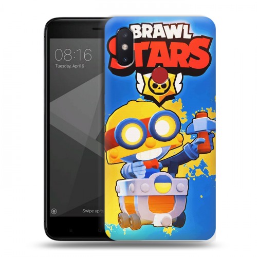 Дизайнерский силиконовый чехол для Xiaomi Mi8 SE Brawl Stars