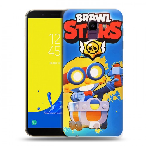 Дизайнерский пластиковый чехол для Samsung Galaxy J6 Brawl Stars