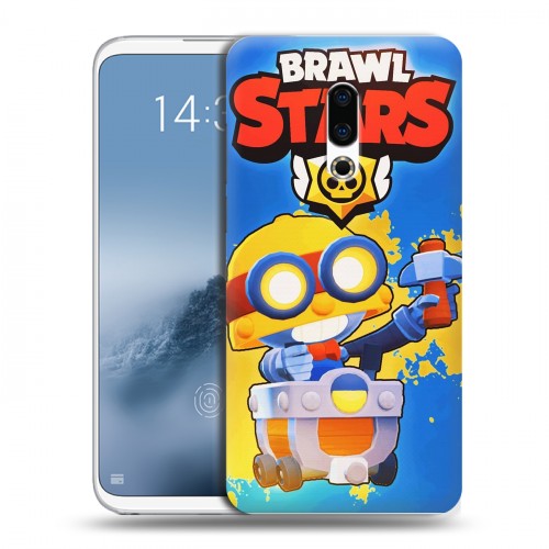 Дизайнерский силиконовый чехол для Meizu 16th Plus Brawl Stars