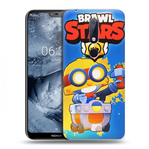 Дизайнерский силиконовый чехол для Nokia 6.1 Plus Brawl Stars