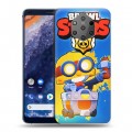 Дизайнерский силиконовый чехол для Nokia 9 PureView Brawl Stars