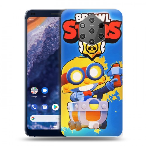 Дизайнерский силиконовый чехол для Nokia 9 PureView Brawl Stars