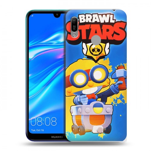 Дизайнерский пластиковый чехол для Huawei Y6 (2019) Brawl Stars