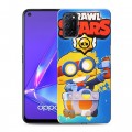 Дизайнерский пластиковый чехол для OPPO A52 Brawl Stars