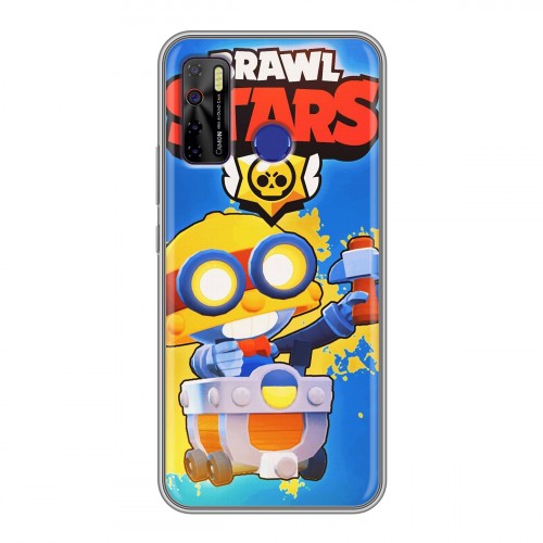 Дизайнерский силиконовый чехол для Tecno Camon 15 Brawl Stars