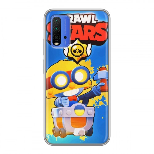 Дизайнерский силиконовый чехол для Xiaomi RedMi 9T Brawl Stars