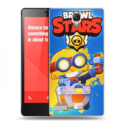 Дизайнерский пластиковый чехол для Xiaomi RedMi Note Brawl Stars