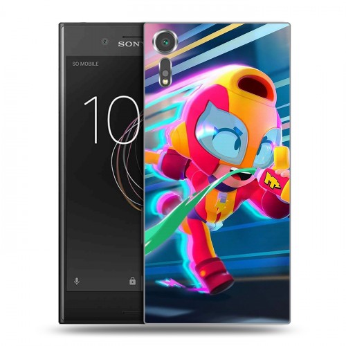 Дизайнерский пластиковый чехол для Sony Xperia XZs Brawl Stars