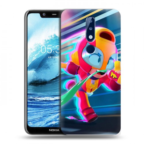 Дизайнерский силиконовый чехол для Nokia 5.1 Plus Brawl Stars