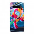 Дизайнерский силиконовый чехол для Samsung Galaxy S10 Brawl Stars