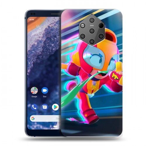 Дизайнерский силиконовый чехол для Nokia 9 PureView Brawl Stars