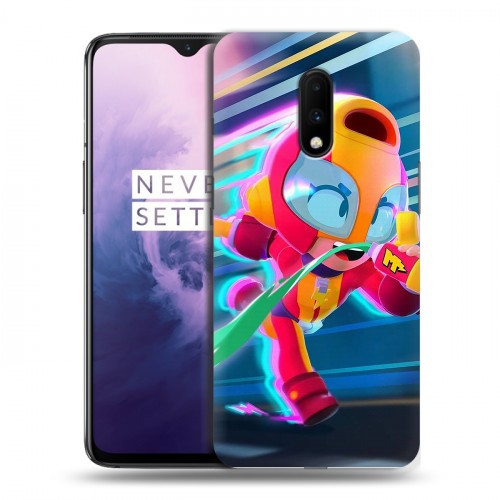 Дизайнерский пластиковый чехол для OnePlus 7 Brawl Stars