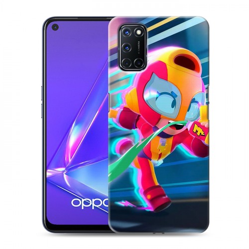 Дизайнерский пластиковый чехол для OPPO A52 Brawl Stars