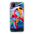 Дизайнерский силиконовый чехол для Xiaomi RedMi 9C Brawl Stars