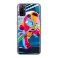 Дизайнерский силиконовый чехол для OPPO A53 Brawl Stars