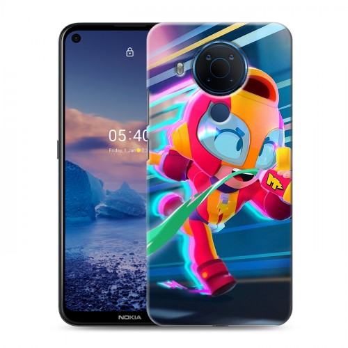 Дизайнерский силиконовый чехол для Nokia 5.4 Brawl Stars