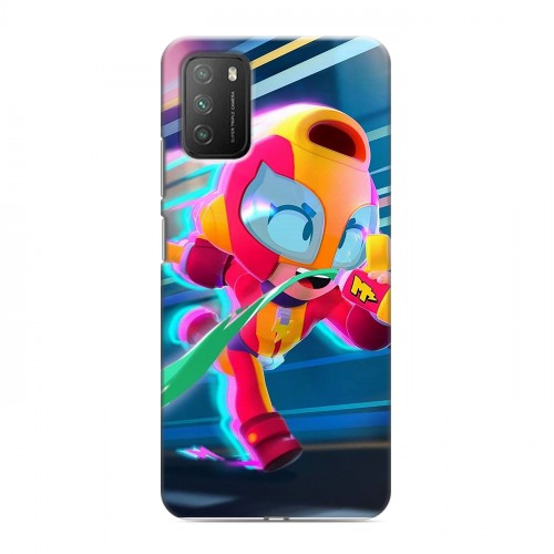 Дизайнерский пластиковый чехол для Xiaomi Poco M3 Brawl Stars