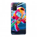 Дизайнерский силиконовый с усиленными углами чехол для Samsung Galaxy A02s Brawl Stars