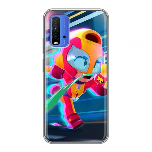 Дизайнерский силиконовый чехол для Xiaomi RedMi 9T Brawl Stars