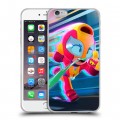 Дизайнерский силиконовый чехол для Iphone 6 Plus/6s Plus Brawl Stars