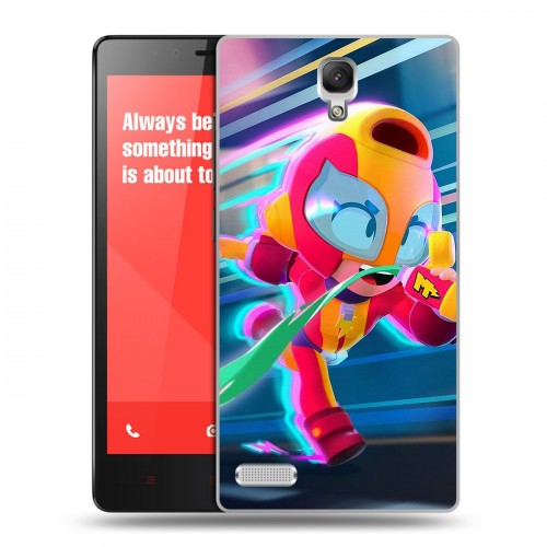 Дизайнерский силиконовый чехол для Xiaomi RedMi Note Brawl Stars