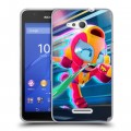 Дизайнерский пластиковый чехол для Sony Xperia E4g Brawl Stars