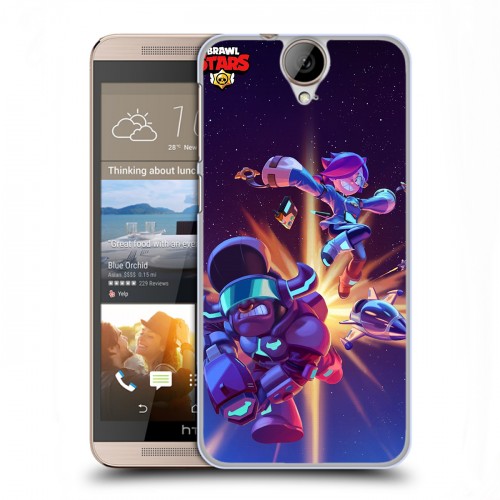 Дизайнерский пластиковый чехол для HTC One E9+ Brawl Stars