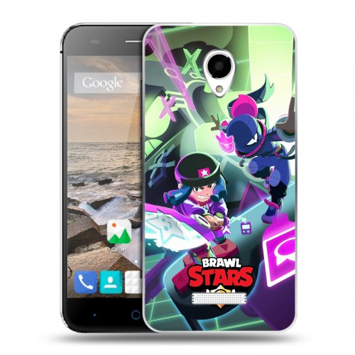 Дизайнерский силиконовый чехол для Micromax Canvas Spark Brawl Stars