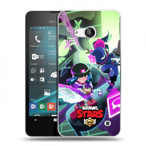 Дизайнерский пластиковый чехол для Microsoft Lumia 550 Brawl Stars