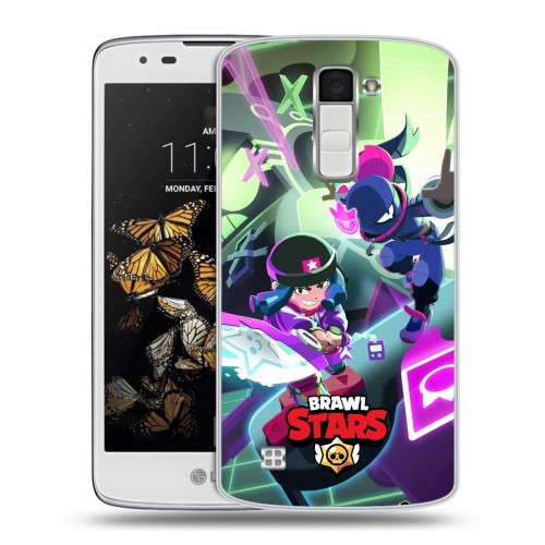 Дизайнерский пластиковый чехол для LG K8 Brawl Stars