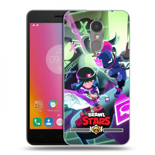 Дизайнерский пластиковый чехол для Lenovo K6 Brawl Stars