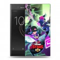 Дизайнерский пластиковый чехол для Sony Xperia XZs Brawl Stars