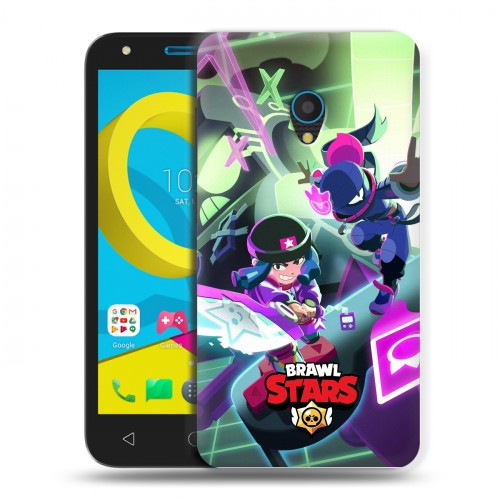 Дизайнерский пластиковый чехол для Alcatel U5 Brawl Stars