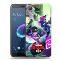 Дизайнерский пластиковый чехол для HTC Desire 12 Brawl Stars