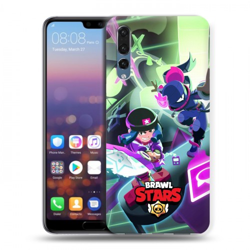 Дизайнерский силиконовый с усиленными углами чехол для Huawei P20 Pro Brawl Stars