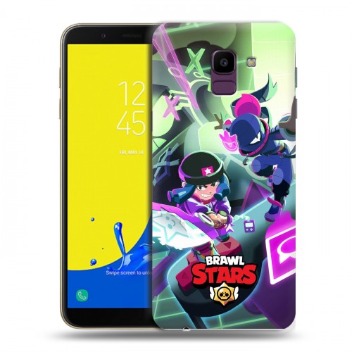 Дизайнерский пластиковый чехол для Samsung Galaxy J6 Brawl Stars