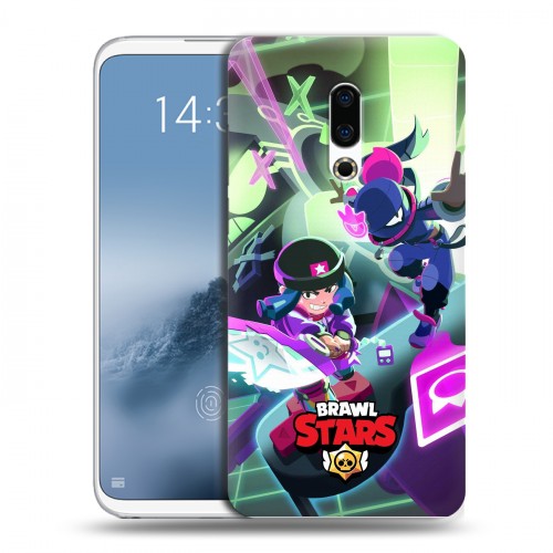 Дизайнерский силиконовый чехол для Meizu 16th Plus Brawl Stars