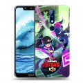 Дизайнерский силиконовый чехол для Nokia 5.1 Plus Brawl Stars