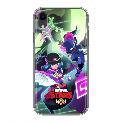 Дизайнерский пластиковый чехол для Iphone Xr Brawl Stars